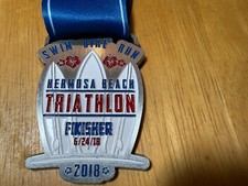 Medal - Hermosa Beach, CA Triathlon 6/24/2018 Swim Bike Run