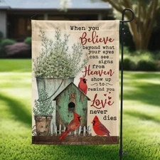 Signs from Heaven Cardinal Memorial Flag Graden Flag