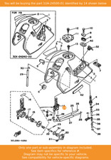 YAMAHA Fuel Cock Assy 1, 1UA-24500-01 OEM TDR250 TDR240