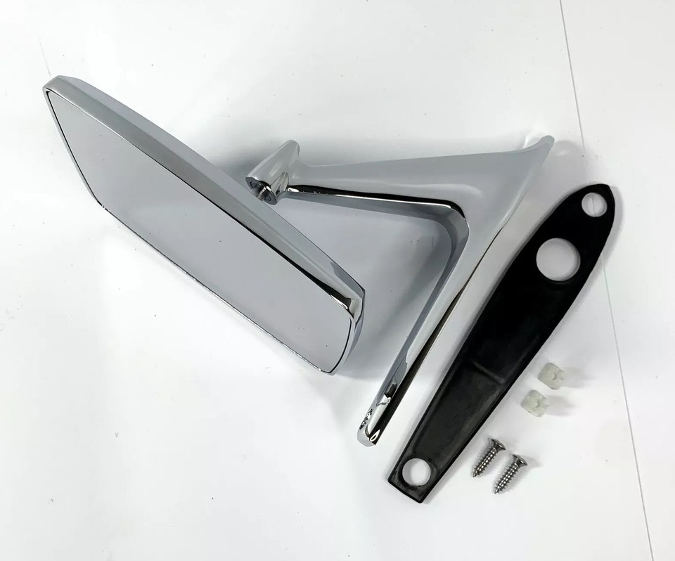 Pair Chrome Exterior Rear View Side Mirrors For 1967-1979 Ford Truck ...