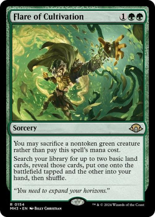 Flare of Cultivation -Foil Light Play English MTG Modern Horizons 3