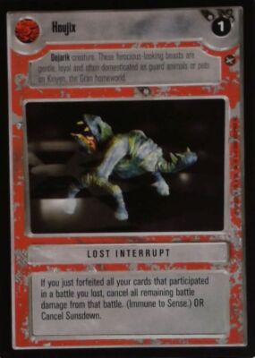 4x  Houjix - Fixed - 2000 Copyright Ungraded Death Star II Starter Decks
