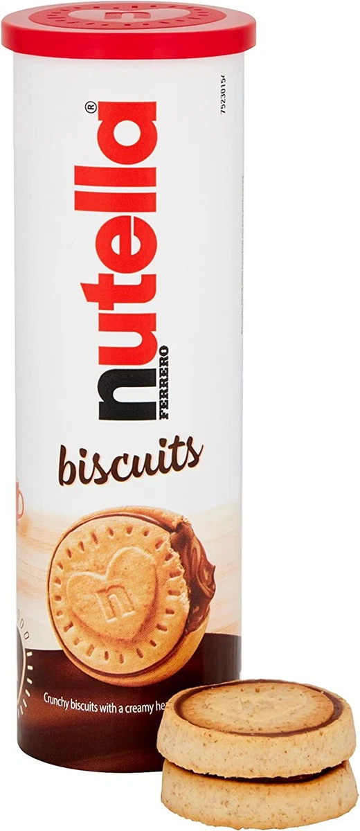 Nutella Chocolate Crunchy Biscuits with Creamy Nutella Spread Tube 166g