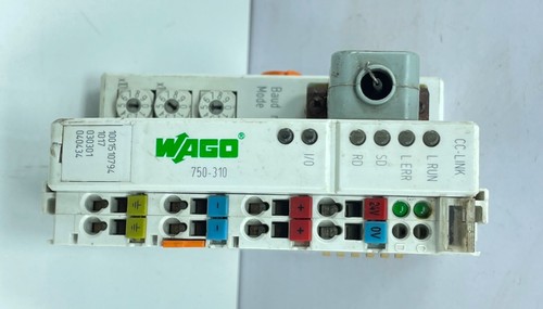 Wago 750-310 Fieldbus Coupler CC-Link Communications Module DIN Rail 24VDC - Picture 2 of 16