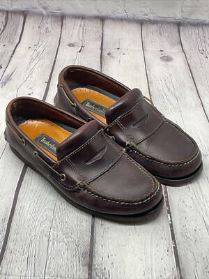 Timberland Brown Leather Loafers Men main image 4