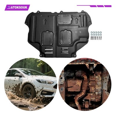 Engine Splash Shield For Ford Focus ST 2013-2018 Heavy Skid Plate W/Service Hole