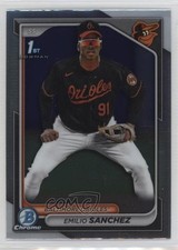 2024 Bowman Chrome Prospects Emilio Sanchez #BCP-241 7u1