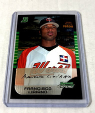 2005 Bowman Draft #BDP121- Francisco Liriano Chrome Rookie Rc Card. rookie card picture
