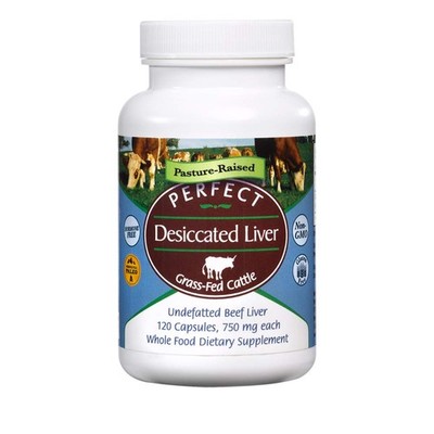 Perfect Supplements   Perfect Desiccated Liver   120 Capsules   Undefatted Be...