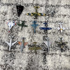 Lot Of Diecast Airplanes Mostly Military, Some Commercial 13 