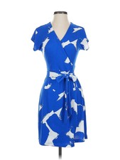 Nine West Women Blue Casual Dress XS