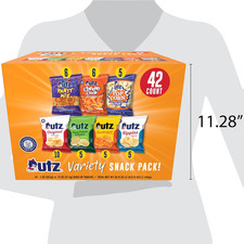 Snack Variety Pack Individual Snacks, Includes Potato Chips, Cheese Curls, Po...