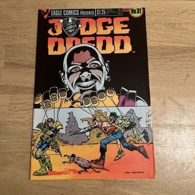 JUDGE DREDD #31 MAY 1986 EAGLE COMICS PRESENTS