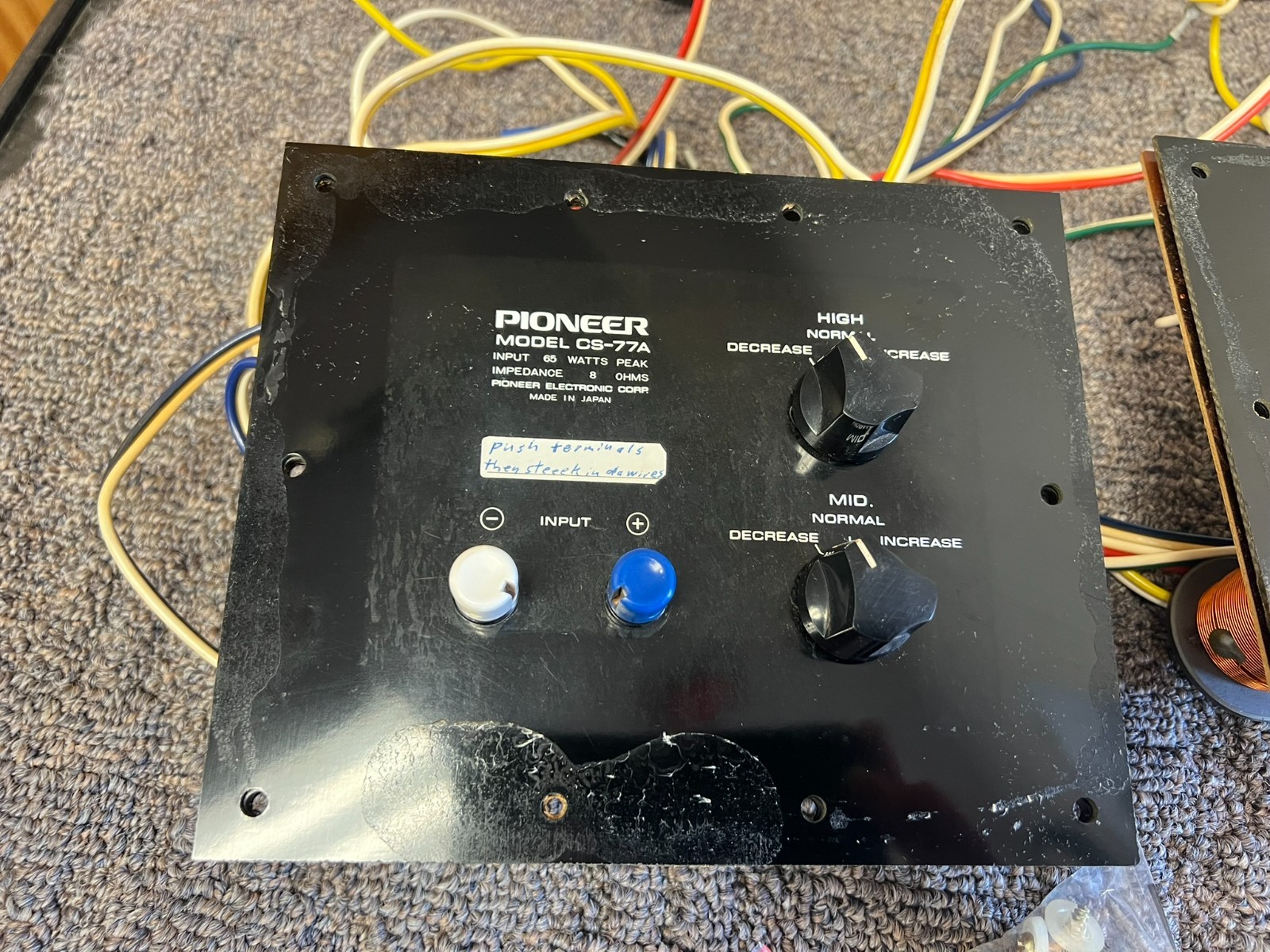 Pioneer CS-77A vintage audio equipment - eBay listing photo 3