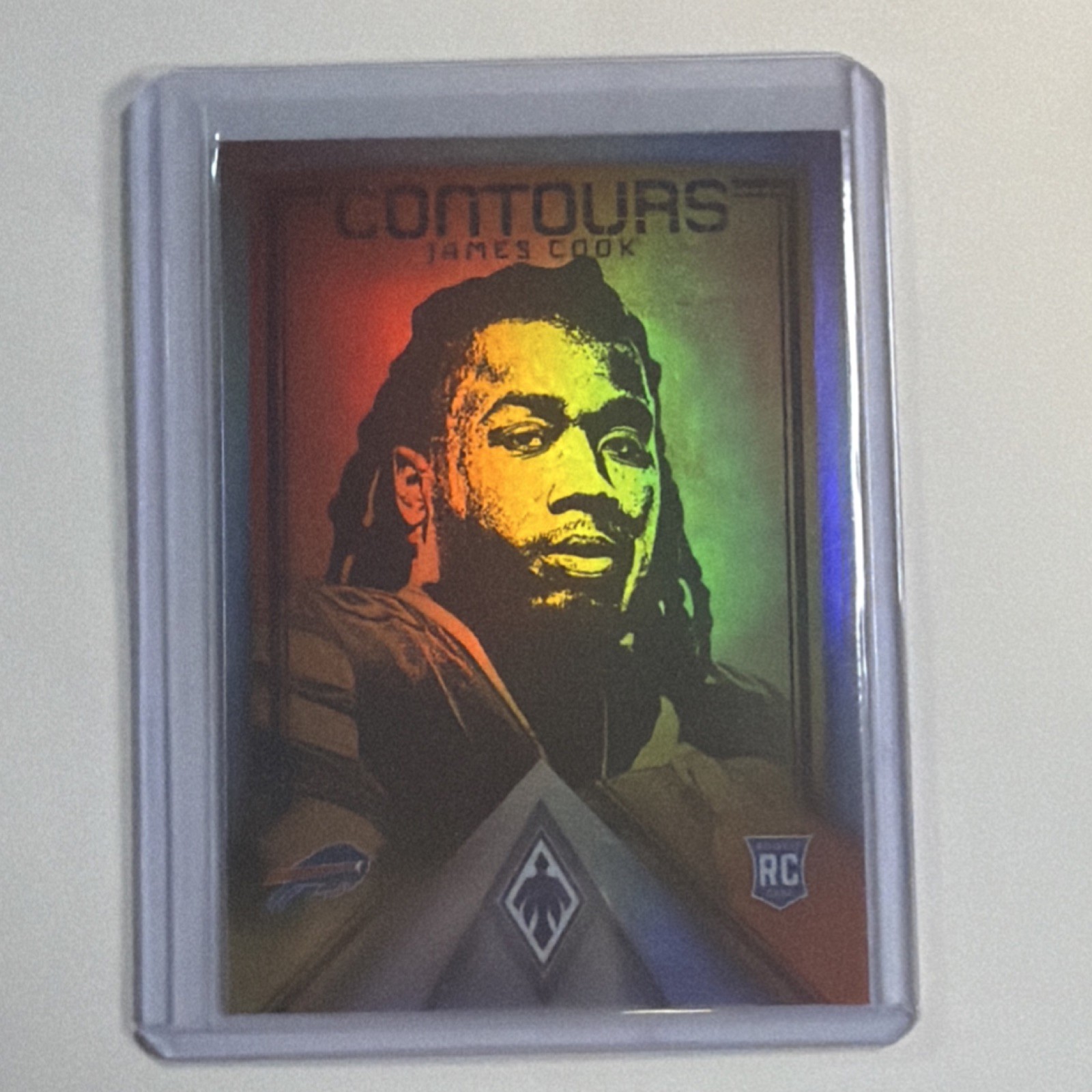 Panini Phoenix Contours James Cook Buffalo Bills #CT-19 Rookie NFL Card 2022