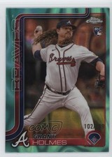 2025 Topps Chrome Aqua Lava Refractor 102/199 Grant Holmes #169 0c3h