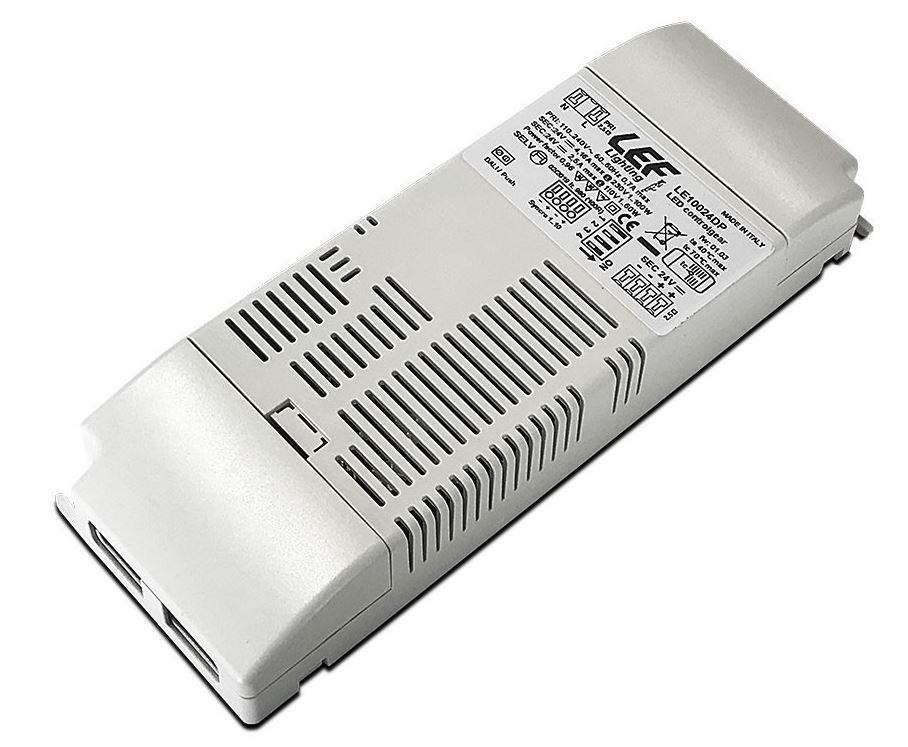 LEF ALIMENTATORE DRIVER LED 100W 24VDC DIMMERABILE CON PULSANTE POTENZIOMETRO DA