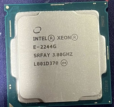 INTEL XEON E-2244G QS 3.80GHz 8MB CPU PROCESSOR L3 CACHE 71W 4 CORE