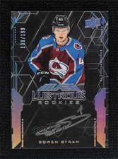 2020 SPx UD Black Lustrous Rookie Signatures /199 Tier 2 Bowen Byram Auto 0d44