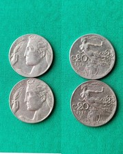 ITALIA VITTORIO EMANUELE III.20 CENTESIMI Nichelio.1920 R.SPL.Come da Foto