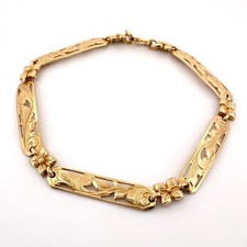 no brand K14 Yellow Gold bracelet gold AUTHENTIC