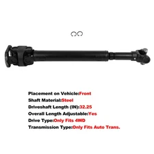 SCITOO Front Driveshaft Assembly for Dodge Ram 4WD 2500/2500 1996-2002 938-158