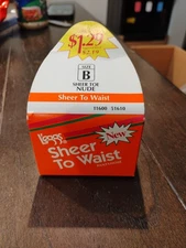 Vintage Leggs Classics Size B Sheer to Waist Nude Sheer Toe Pantyhose