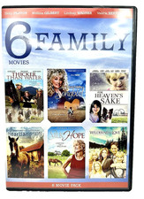 6 Family Movies Pack DVD 2012, 2-Disc DISC AND ARTWORK ONLY NO CASE  2291