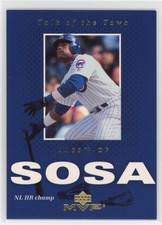 2003 Upper Deck MVP #TT4 Sammy Sosa Talk of the Town Chicago Cubs