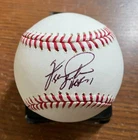 Fergie Jenkins Autographed Official Major League Baseball HOF Cubs & Rangers