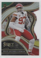 2023 Select Club Level Green & Yellow Prizm Die-Cut Felix Anudike-Uzomah 1fc7
