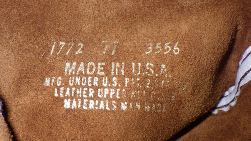 Minnetonka moccasins boots USA 11 mens 13 womens leather 17.5" never worn - Picture 6 of 8