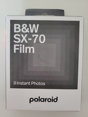 Brand New Black & White Polaroid SX70 Film Expired NIB Sealed Instant Prod 5/25