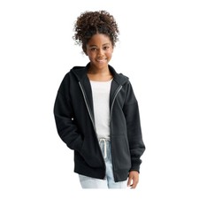Girls SO Oversized Full Zip Front Hoodie - Black - 70081655 - 26.99 MSRP