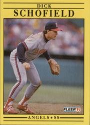 1991 Fleer #325 Dick Schofield - BB