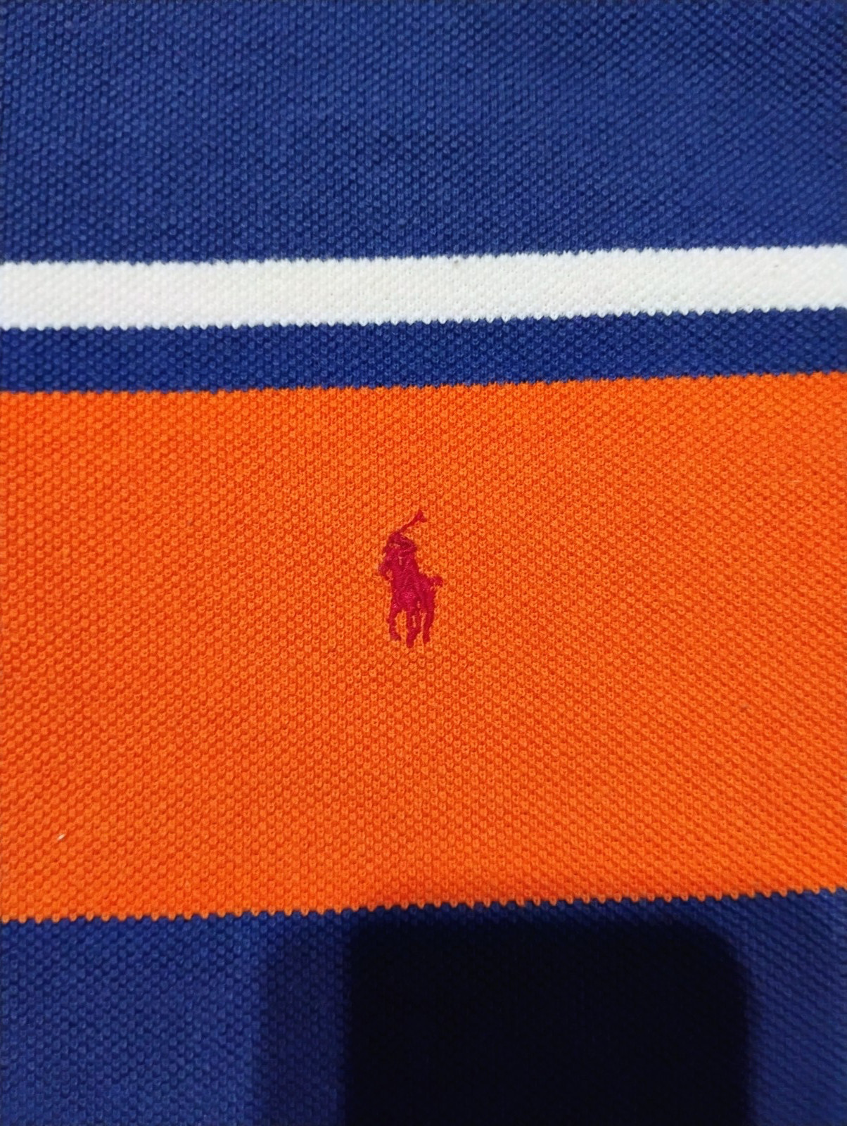 Polo Ralph Lauren XL VTG Y2K Rugby Stripe Polo Sh… - image 3