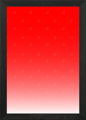 Red and White Gradient Framed Wall Art Poster Canvas Print Picture