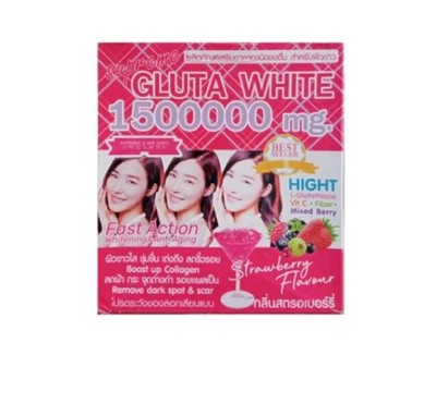Gluta White Supreme 1500000 mg High Glutathione Punch Drink Powder Anti-Aging