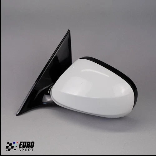 10-13 OEM BMW E92 E93 Driver Side Heated Folding Mirror Assembly White