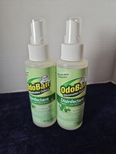 OdoBan Disinfectant Fabric  Air Freshener Eucalyptus 4 FL Oz. - Lot of 2