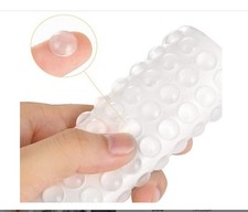 200PCS Cabinet Bumpers Clear Rubber Bumpers Self Adhesive, Soft Close Cabinet,
