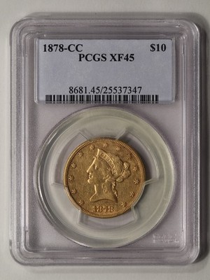 1878-CC $10 Liberty Head Eagle PCGS XF45 | eBay