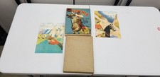 VTG 1938 Whitman Tom Mix Big Little Book 2-Picture Puzzles Set 1-Piece Missing D