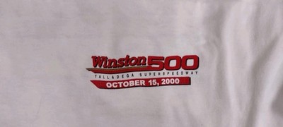 Vtg 2000 NASCAR Winston 500 Talladega T Shirt Deadstock Jeff Burton Earnhardt...