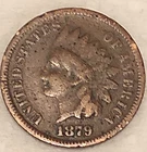 1879 Indian Head Cent Penny 1C - Grade - VG/F - #14064