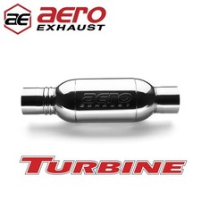 Aero Turbine 20 Stainless 3.5 Dia. In Out Turbine Performance Muffler At3535 Aero Turbine 20 Stainless 3.5 Dia. In Out Turbine Performance Muffler At3535
