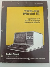 1980 Radio Shack TRS-80 Model III Operation and BASIC Language Reference Manual