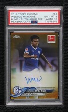 Weston McKennie Chrome Bundesliga 2018 Gold Refractor /50 Auto