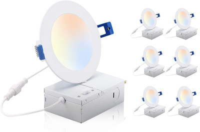 4 Inch 3000K/4000K/5000K Three Color Temperature Selectable, Dimmable 10W CRI 90