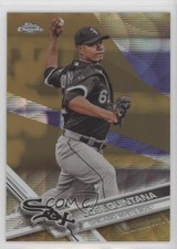 2017 Topps Chrome Gold Wave Refractor 27/50 Jose Quintana #30 05qn